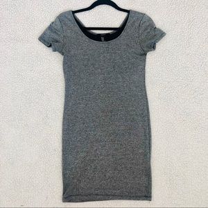 F21 Grey T-shirt Body Con